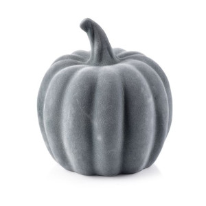 MAVE Figura dynia welur szary 13xh15cm