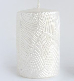 Świeca TIVANO walec duży 7x17,5cm       parafinowa biała
