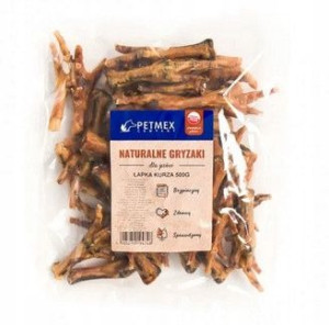 PETMEX Łapa kurza gryzak przysmak dla psów 500g