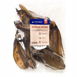 PETMEX Ucho wołowe pełne gryzak dla psa 10szt