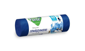 FORTE Worki na śmieci LDPE 60L 16szt zawiązywane