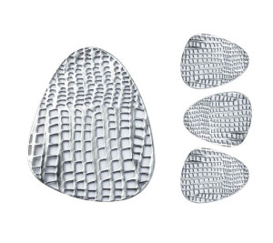 LEILA Komplet  4 podstawek pod kubek 10cmx13cm
