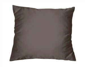Poszewka "greno" satyna 50x60 jedn dark grey
