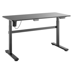 Biurko elektryczne ergo office, regulacja wys, szary, max wys 118cm 50 kg -