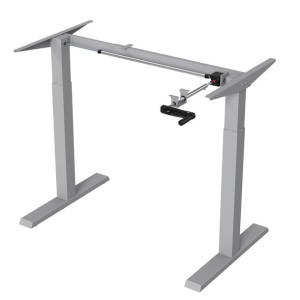 Biurko ręczna regulacja wys. ergo office, max 70 kg, max wys 123cm - bez bl