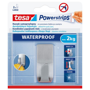 Haczyk samoprzylepny powerstrips waterproof 1szt.prostokąt.