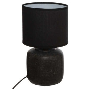 Lampa czarna "Salta" ceramiczna wys. 27 cm