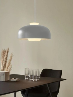 Lampa wisząca Miry Nordlux - szara Ø 50cm