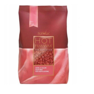 Italwax wosk twardy Rose różany 500g Nowy wosk ItalWax w dropsach inny róża
