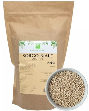 Sorgo białe ziarno 1 kg - oczyszczone obłuszczone