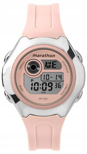 Zegarek TIMEX TW5M32700 Cyfrowy Alarm Różowy