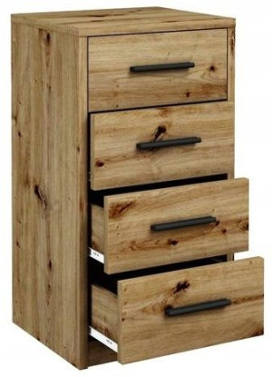 Komoda szafka BODO 4S DĄB ARTISAN 40cm regał