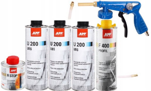App U200 Baranek 3l+fluidol F400+r Stop+pistolet