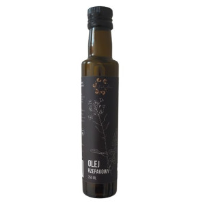 Olej rzepakowy tłoczony na zimno nierafinowany Kropla Zdrowia 100 ml
