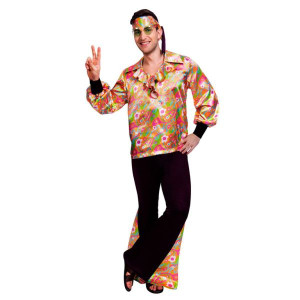 Strój Hipis Hipisa Kolorowy Lata 60 70 - Xl
