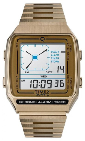 Zegarek Timex TW2U72500 Q Reissue Digital Retro