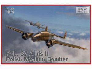 Samolot PZL.37A bis II Łoś model 72513 IBG Models