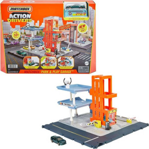 Matchbox Action Drivers Parking Garaż św/dźw + autko