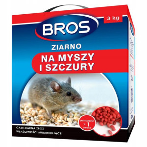 BROS Ziarno na myszy i szczury 3 kg