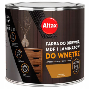 Farba do drewna mdf laminatu 400 ml dąb ALTAX