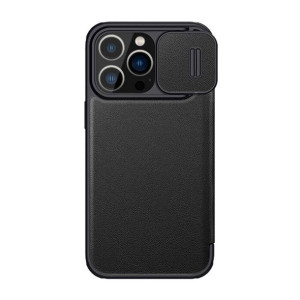 Etui skórzane Nillkin Qin Pro Leather Case do iPhone 13 Pro (czarne)