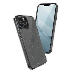 UNIQ etui LifePro Tinsel iPhone 12/12 Pro 6,1" czarny/vapour smoke