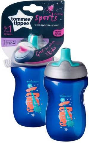 Bidon sportowy 260 ml Explora 12m + Tommee Tippee