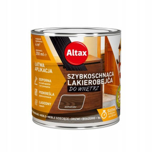 ALTAX Lakierobejca szybkoschnąca 0,25 L palisander