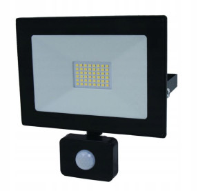 Naświetlacz LED Halogen 30W SMD PIR SLIM Neutralny