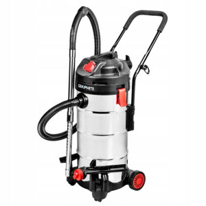 Odkurzacz warsztatowy 1500W, zbiornik 40l GRAPHITE