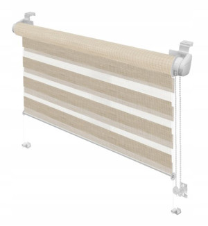 Roleta Mini Zebra Z-750 nature krem 42,5 x 150 cm