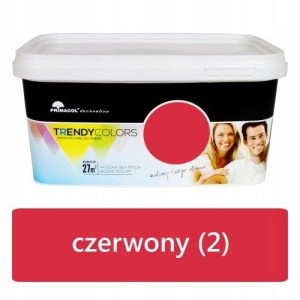 PRIMACOL Farba Trendy Colors 2,5L Czerwona