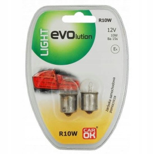 CAR OK Żarówka samochodowa R10W 12V 10W 2 szt.