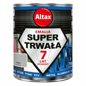 Emalia Super Trwała 0,75 L popielaty ALTAX Drewno