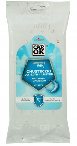 Chusteczki do szyb i luster samochodowych CarOK