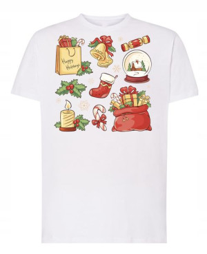 T-Shirt męski nadruk Mikołaj R.L