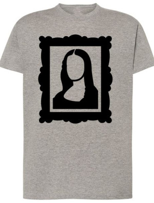 T-Shirt męski nadruk Mona Lisa Rozm.5XL