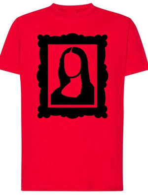 T-Shirt męski nadruk Mona Lisa Rozm.L