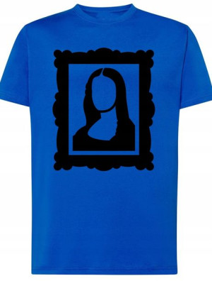 T-Shirt męski nadruk Mona Lisa Rozm.S