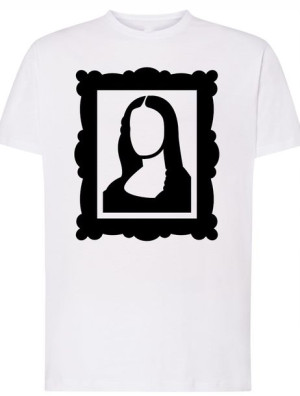 T-Shirt męski nadruk Mona Lisa Rozm.XL