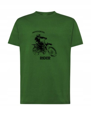 T-Shirt męski nadruk Motocross Offroad Rozm.5XL