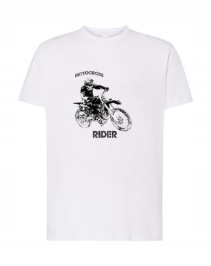 T-Shirt męski nadruk Motocross Offroad Rozm.XL