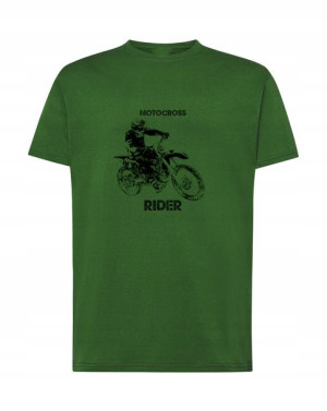 T-Shirt męski nadruk Motocross Rider Rozm.5XL