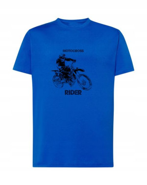 T-Shirt męski nadruk Motocross Rider Rozm.5XL