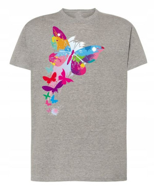 T-Shirt męski nadruk Motyl R.XL
