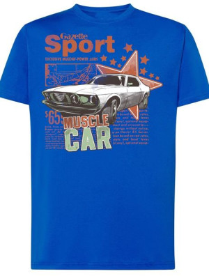 T-Shirt męski nadruk muscle Car Rozm.3XL