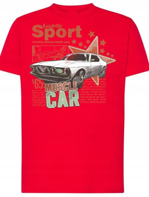 T-Shirt męski nadruk muscle Car Rozm.M