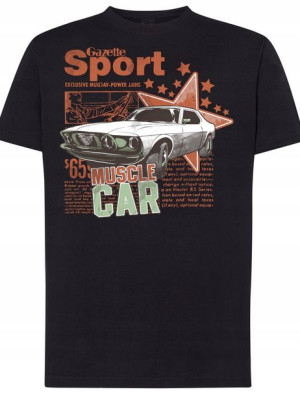 T-Shirt męski nadruk muscle Car Rozm.XS