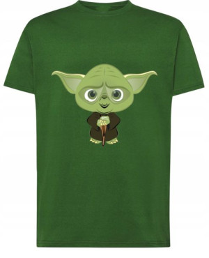 T-Shirt męski nadruk na prezent Yoda r. 3XL