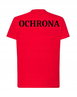 T-Shirt męski nadruk Ochrona Rozm.3XL